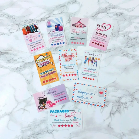 100 Thank You Cards - Picture 2 of 13